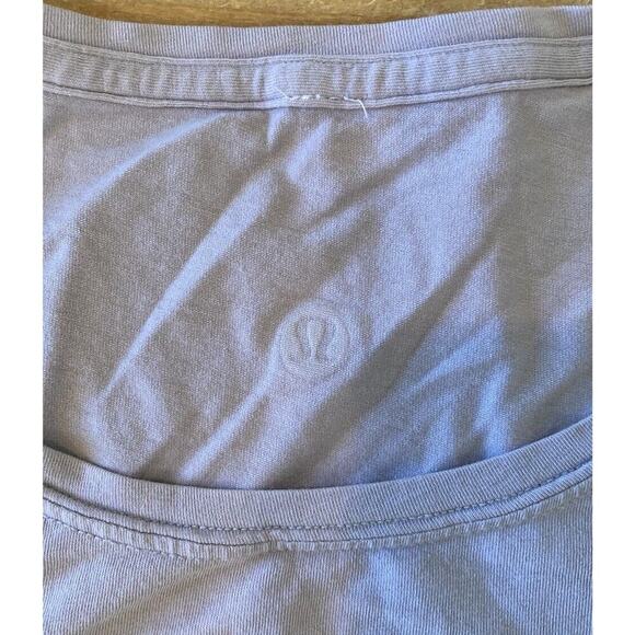 Lululemon Short Sleeve Top Size 6 Women’s Grey Lavender - Picture 3 of 6